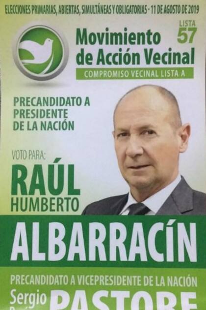 La boleta de Movimiento de Acción Vecinal