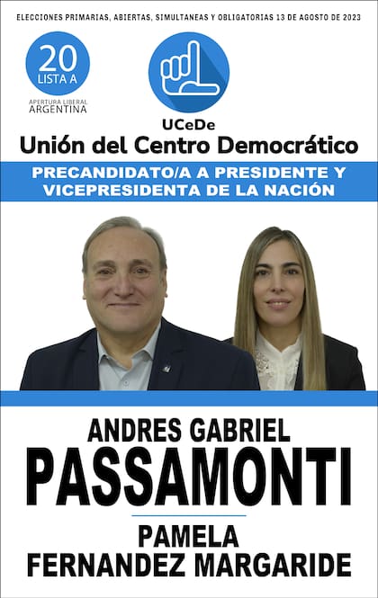 La boleta que encabeza Andrés Passamonti, de la Ucedé