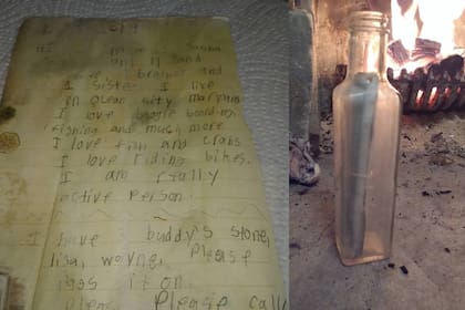 La botella fue encontrada en Irlanda (Foto: Rita Simmons)
