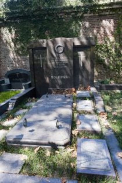 La bóveda familiar (la 64) de los Roemmers, donde los restos de Alberto descansarán junto a los de su adorado hijo menor, Andreas Christian.