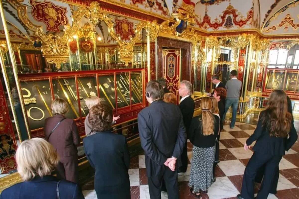 La Bóveda Verde, donde se produjo el robo de las piezas