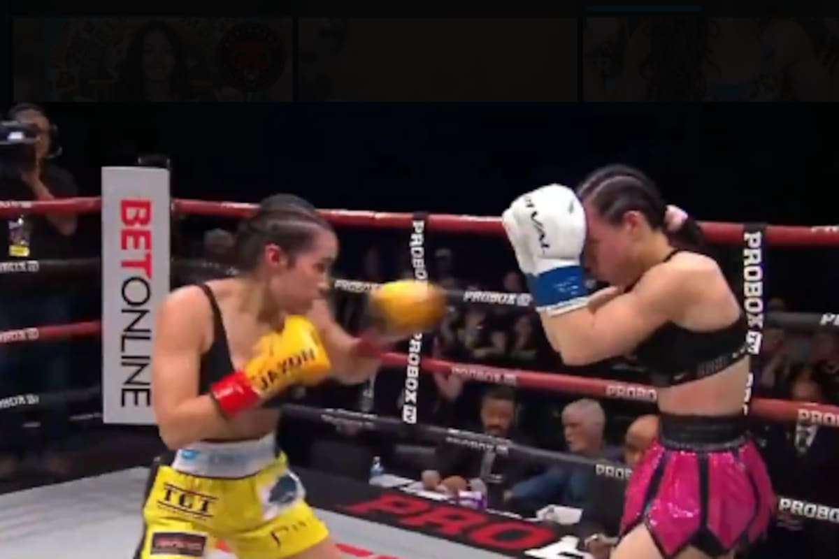 La boxeadora de 19 años quedó fuera de combate y debió ser internada