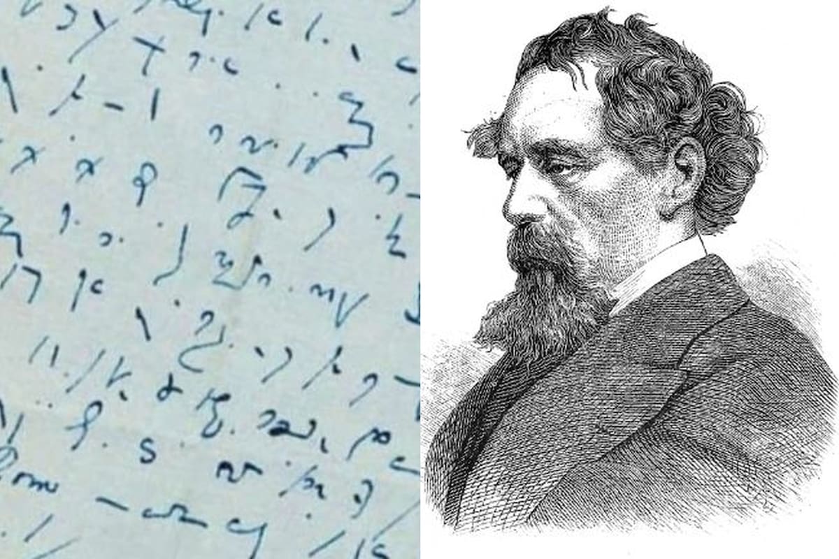 La braquigrafía es una forma taquigráfica basada en abreviaturas que usó Charles Dickens en sus manuscritos, y que recién ahora pudo ser decodificada gracias al aporte de un grupo de voluntarios
