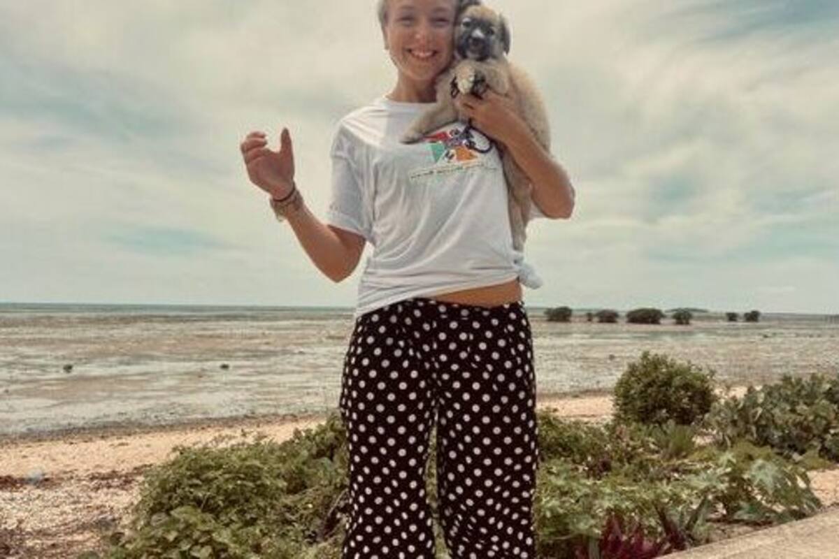 La británica Zoe Stephens, en Tonga