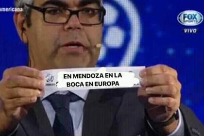 La broma a Boca en los memes tras el sorteo de la Libertadores