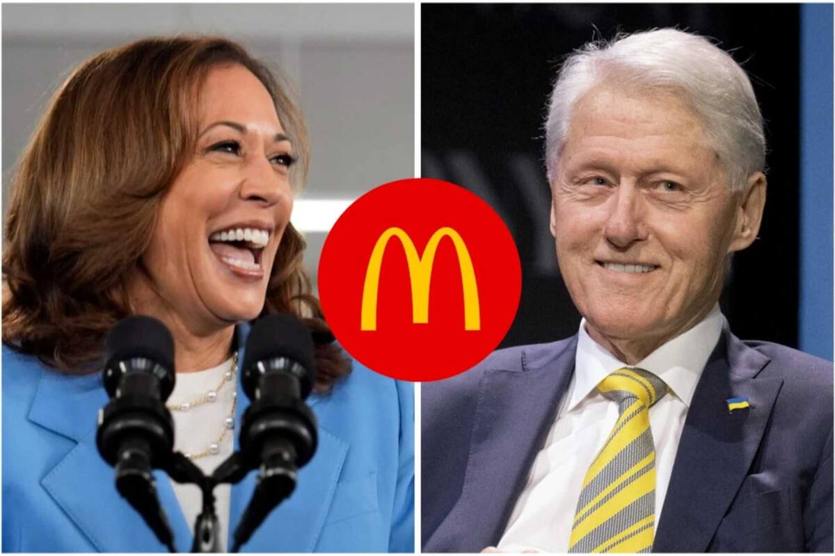 La broma de Bill Clinton sobre el pasado de Kamala Harris en McDonald's