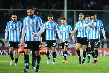 La bronca de los jugadores de Racing tras quedar afuera del torneo internacional