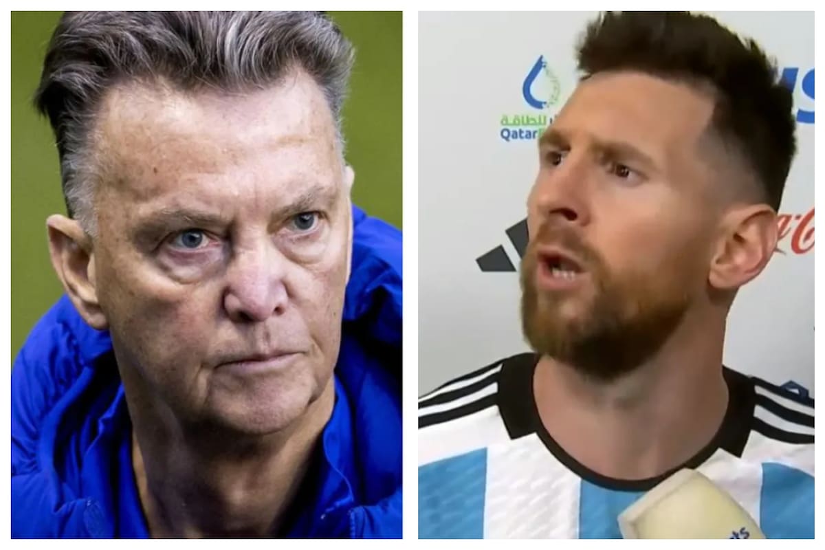 La bronca de Messi por las afirmaciones de Van Gaal.