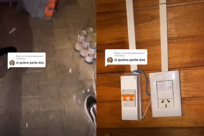 La cabaña está ubicada en Villa Gesell (Foto captura TikTok @inessalaberry)