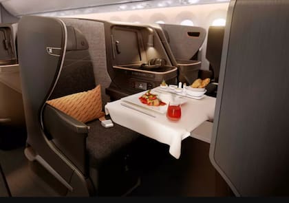 La cabina de Turkish Airlines