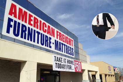 La cadena American Freight enfrenta el cierre de todas sus tiendas debido a problemas financieros, especialmente por la inflación y la caída de ventas.