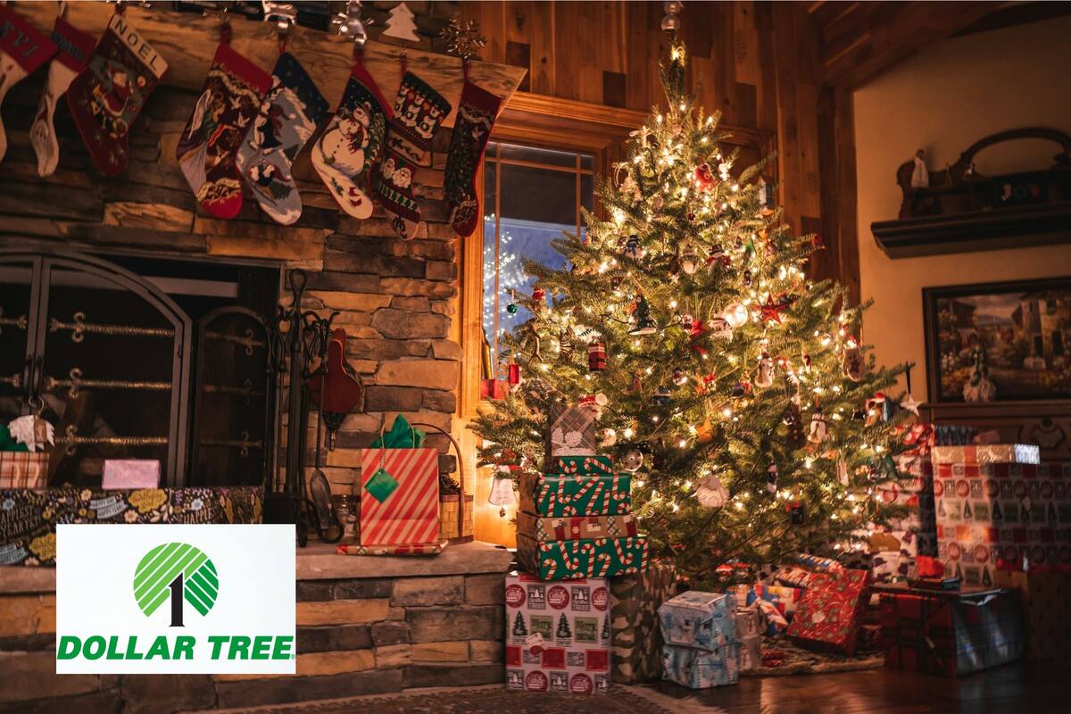 La cadena de descuentos Dollar Tree tiene árboles de Navidad y otras decoraciones a precios muy bajos (Unsplash)