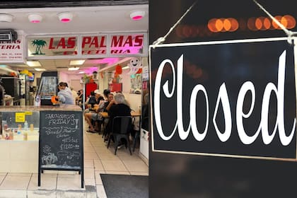 La cafetería cubana Las Palmas de Miami cerró sus puertas tras 45 años de servicio