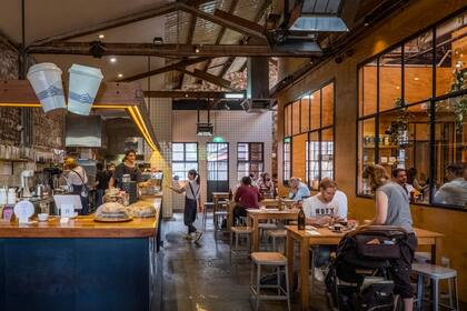 La cafetería Seven Seeds en en Melbourne, Australia; las cafeterías australianas han pedido al Gobierno un visado especial para los baristas