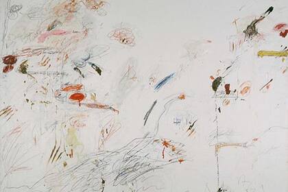 "La caída de Hyperion" (1962), del pintor norteamericano Cy Twombly