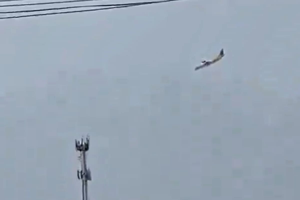 La caída del avión de pasajeros en el estado de San Pablo.