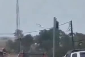 La caída del avión en San Pablo