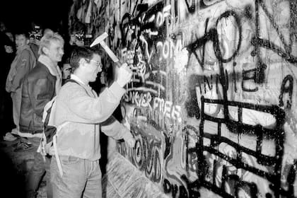 El día en que cayó el muro de Berlín, el 9 de noviembre de 1989