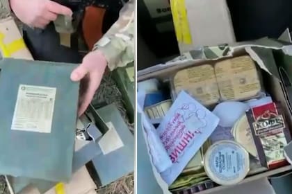 La caja de alimentos secos con fecha de vencimiento 2015