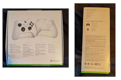 La caja del mando para la Xbox que confirmó la existencia de dos nuevas consolas de Microsoft, la Xbox Series X y un modelo más modesto, la Series S