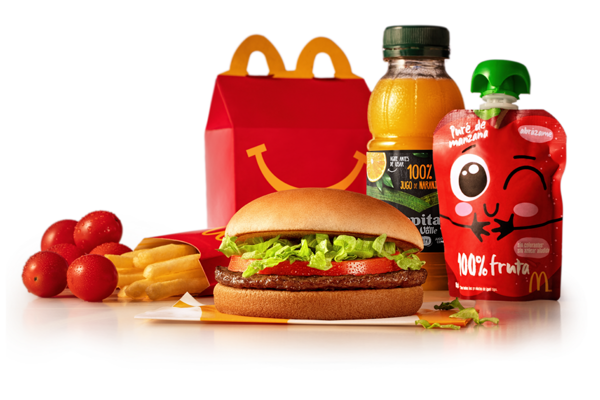 La Cajita Feliz de McDonalds incorporó alimentos más saludables