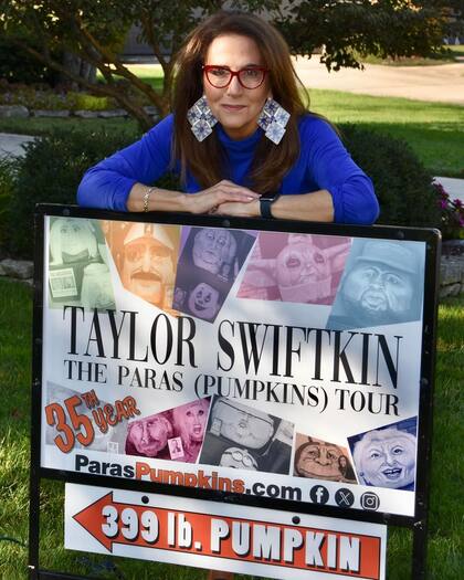 La calabaza de Taylor Swift ha sido bien recibida por los fans de la cantante
