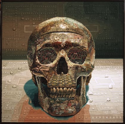 La "Calavera 5" de Mondongo será ofrecida por Barro en Art Basel