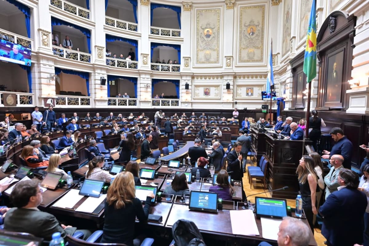 La Cámara de Diputados bonaerense, el jueves por la noche, al tratar un incremento de recursos para los distritos, que no se aprobó