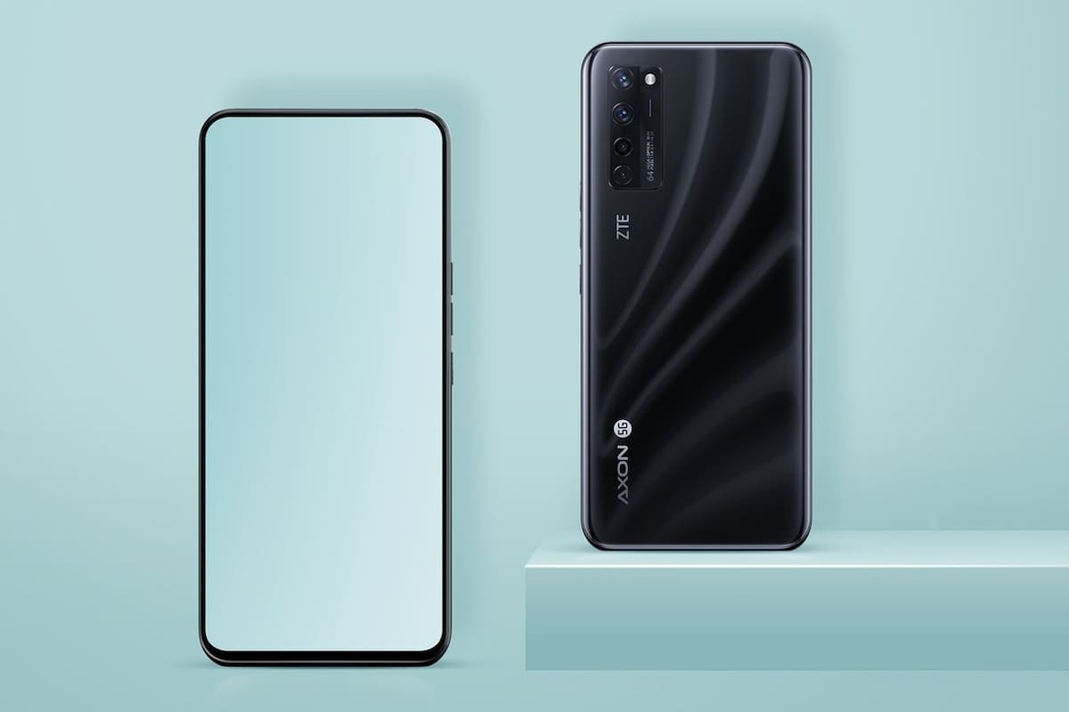 La cámara frontal del ZTE Axon 20 5G está detrás de la pantalla y no se ve a simple vista