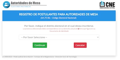 La Cámara Nacional Electoral habilitó el registro para solicitar ser autoridad de mesa, un trámite que debe completarse de manera presencial y no garantiza la designación