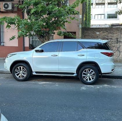 La camioneta de Dante Spinetta.
