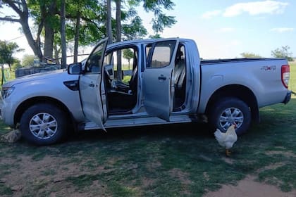 La camioneta del productor rural asesinado en Corrientes