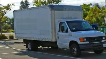 La camioneta del trabajador de Google en la que vive
