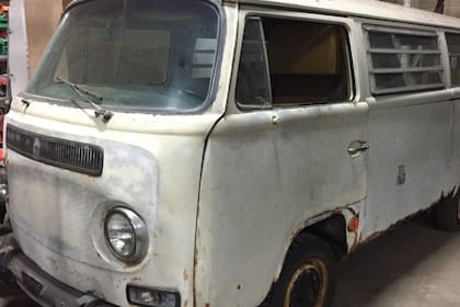 La camioneta en la que Jack Kevorkian asistió al suicidio de Janet Adkins, su primera paciente en utilizar el Thanatron, en una imagen de 2015
