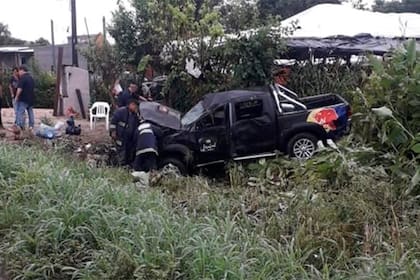 La camioneta en la que viajaban músicos de Damas Gratis volcó en la ruta 38, en la localidad tucumana de La Cocha
