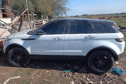 La camioneta que usaba el hombre descuartizado