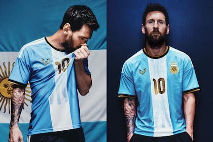 Así es la camiseta de la selección argentina para el partido despedida de Lionel Messi