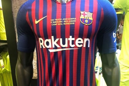 La camiseta que usará Barcelona ante Boca