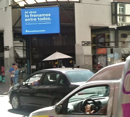 La campaña copó esquinas de la ciudad