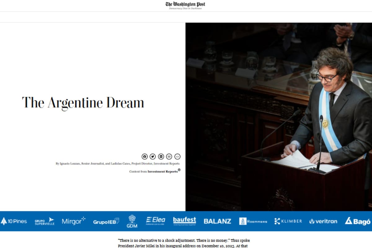 La campaña de 12 empresas argentinas en The Washington Post