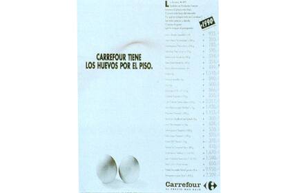 La campaña de Carrefour en 1989: estilo Savaglio en plena hiperinflación