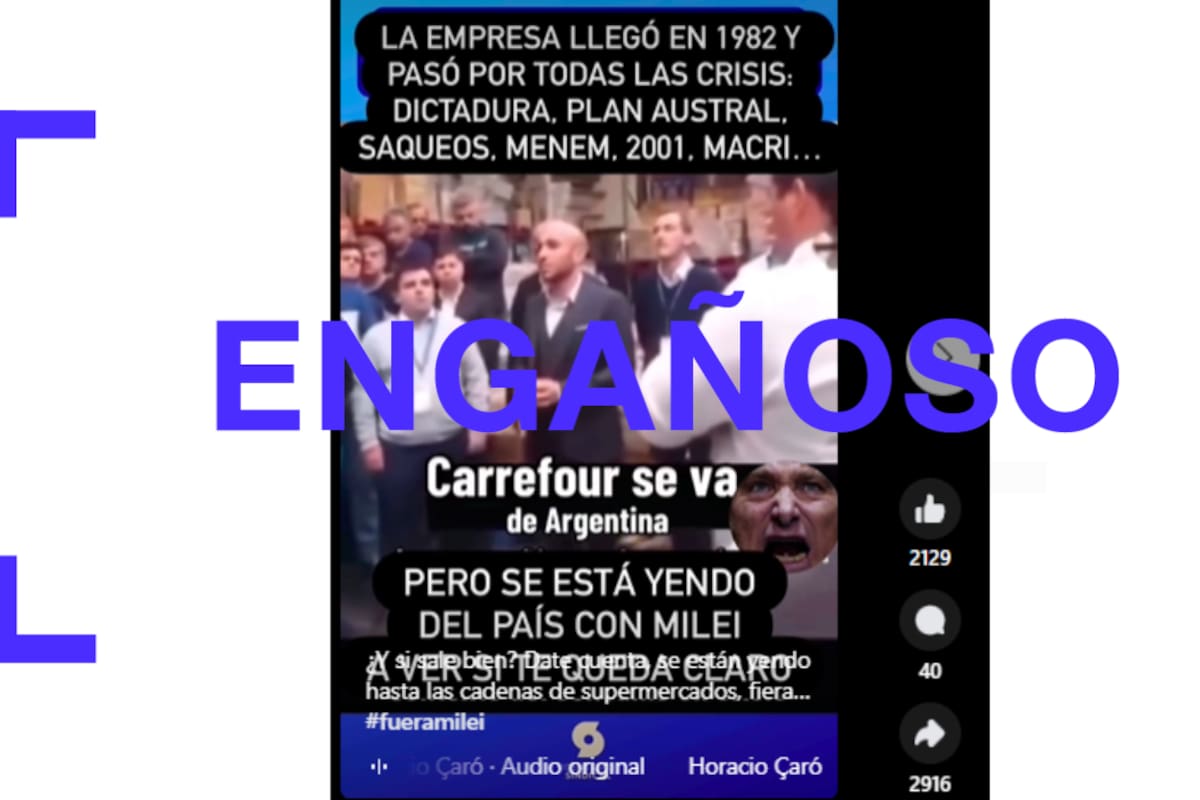 La campaña de desinformación sobre Carrefour