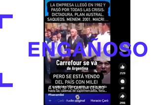 No, este video no prueba que Carrefour se va de Argentina: muestra el cierre de una sucursal en 2019