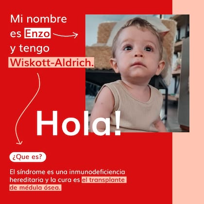 La campaña de difusión que emprendieron los padres de Enzo empezó hace algunos meses