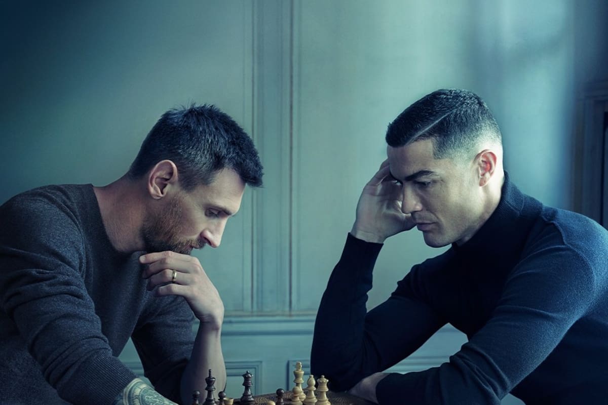 La campaña de Lionel Messi y Cristiano Ronaldo para Louis Vuitton