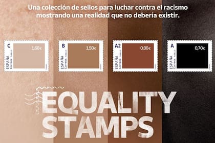 La campaña del correo de España donde las estampillas oscuras son más baratas.