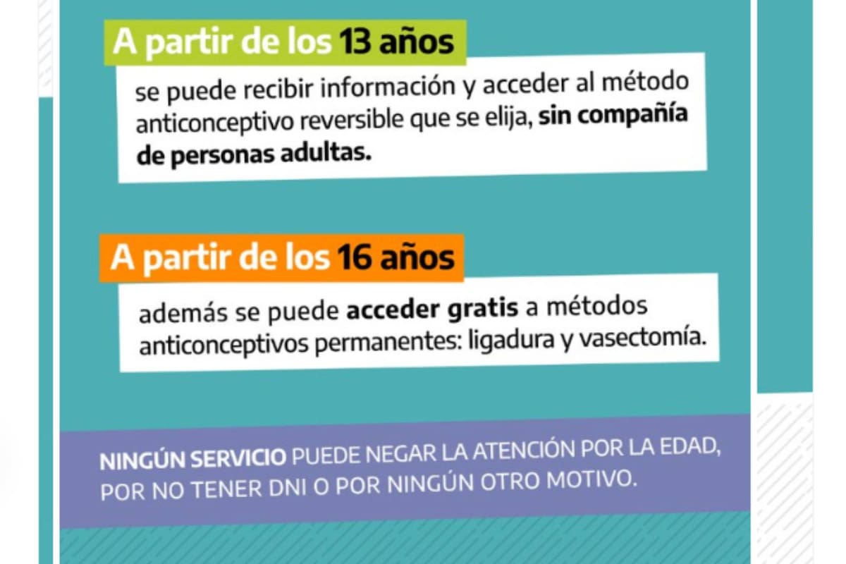 La campaña del Ministerio de Salud de la Nación sobre anticoncepción permanente para adolescentes