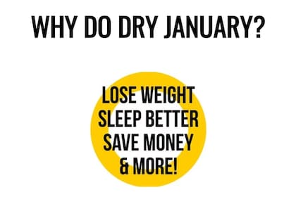 La campaña Dry January apunta a concientizar a la población sobre los efectos del consumo de alcohol