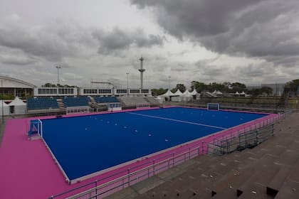 La cancha de hockey del Parque Olímpico