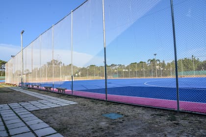 La cancha de hockey, un gran atractivo